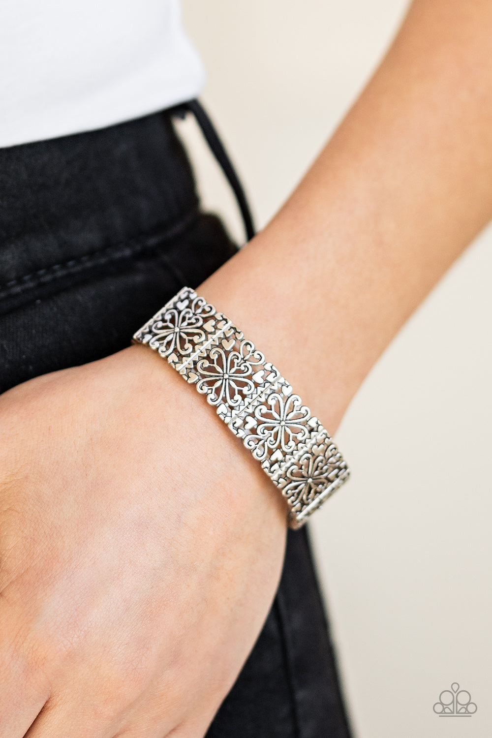 Summer Scandal - Silver - Paparazzi Bracelet