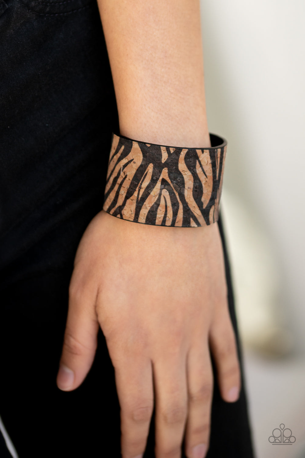 Zebra Zone - Black - Paparazzi Bracelet