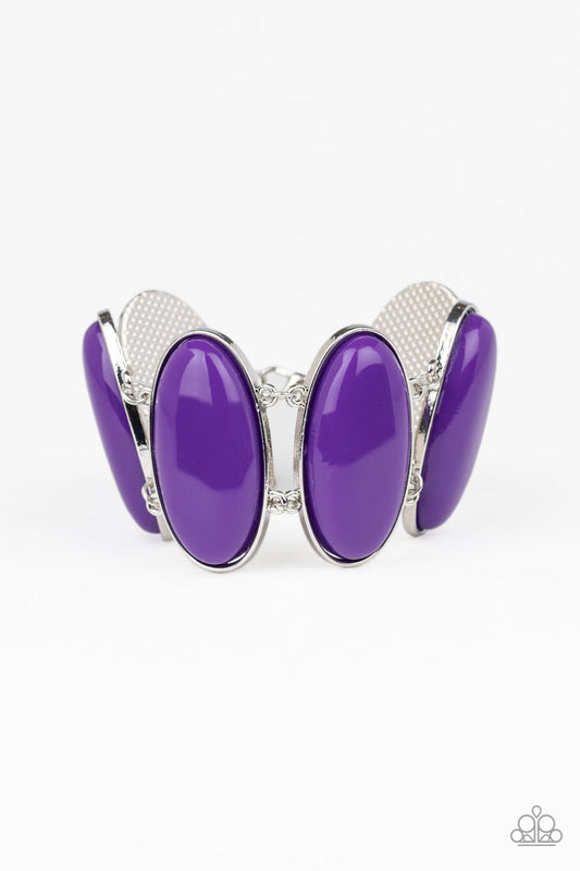 Power Pop - Purple - Paparazzi Bracelet