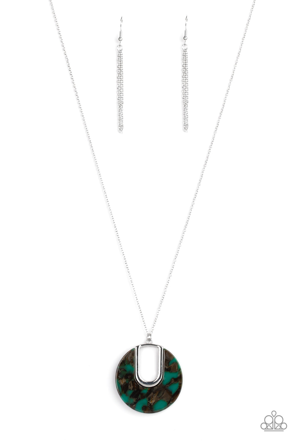 Setting The Fashion - Green - Paparazzi Necklace