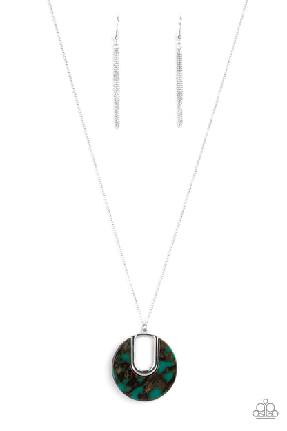 Setting The Fashion - Green - Paparazzi Necklace