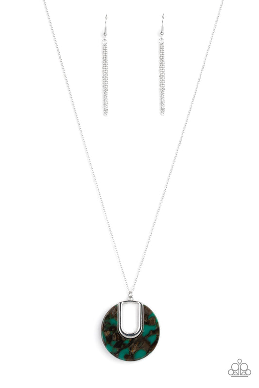 Setting The Fashion - Green - Paparazzi Necklace