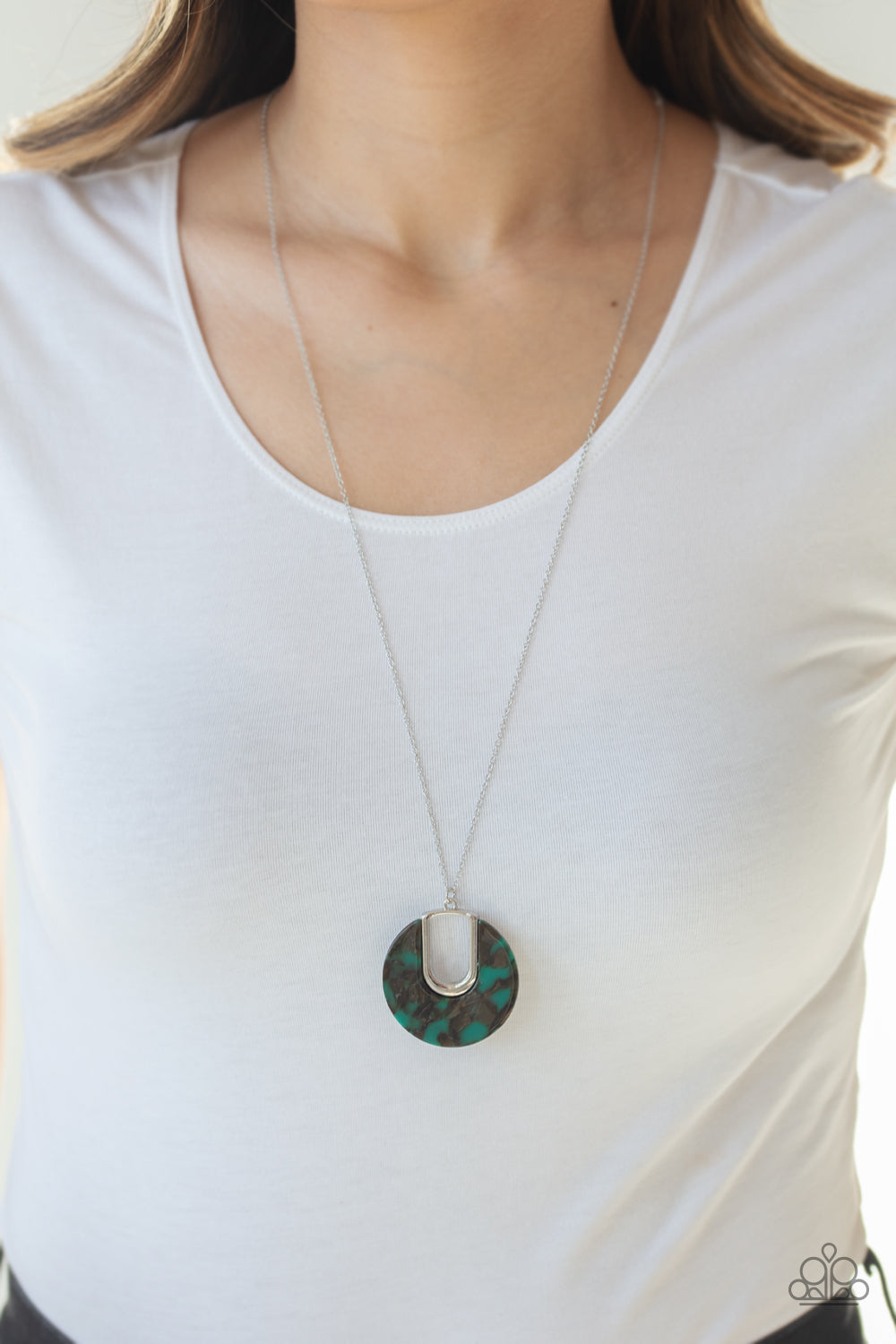 Setting The Fashion - Green - Paparazzi Necklace