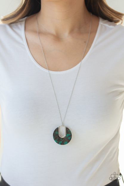 Setting The Fashion - Green - Paparazzi Necklace