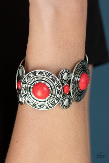 Sunny Salutations - Red - Paparazzi Bracelet