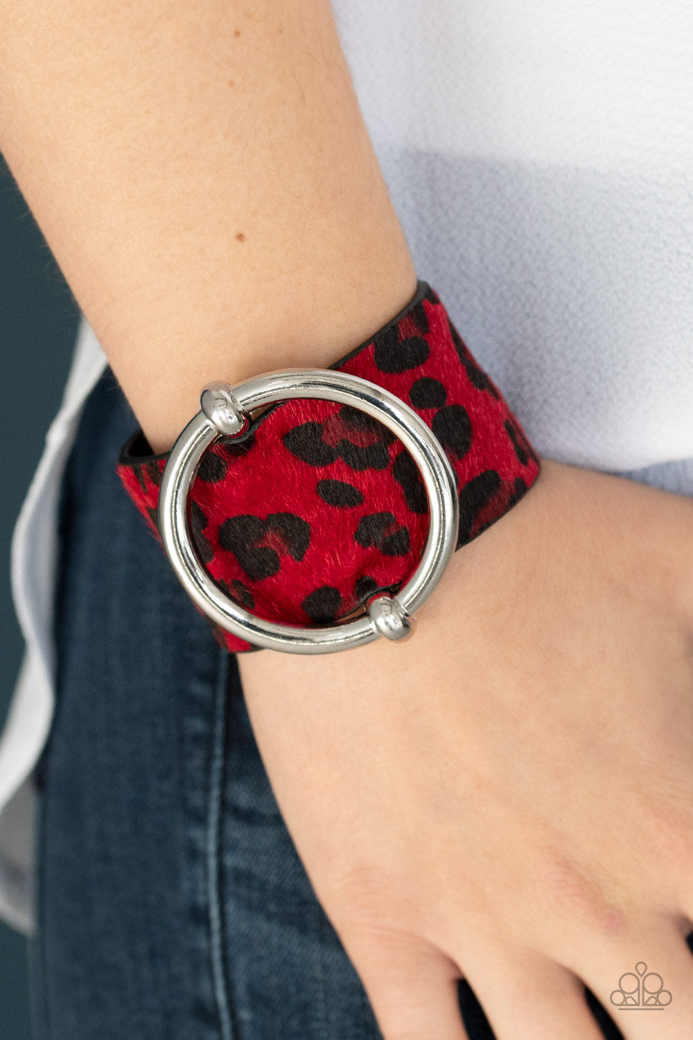 Asking Fur - Trouble - Red - Paparazzi Bracelet