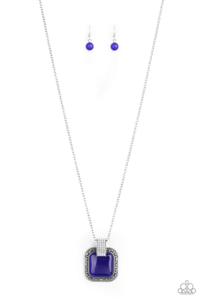 Effervescent Elegance - Blue Necklace
