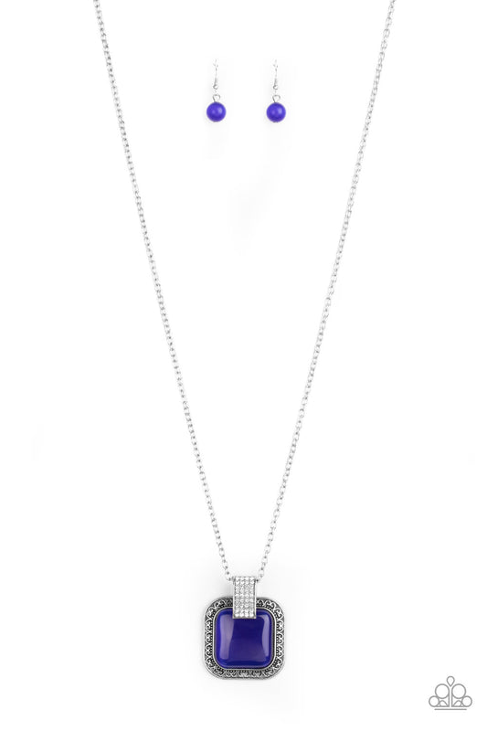 Effervescent Elegance - Blue Necklace