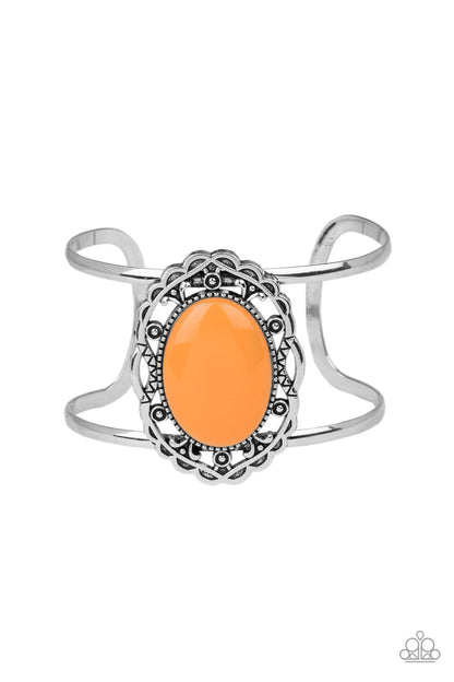 Vibrantly Vibrant - Orange - Paparazzi Bracelet