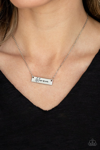 The Glam-ma - Silver - Paparazzi Necklace