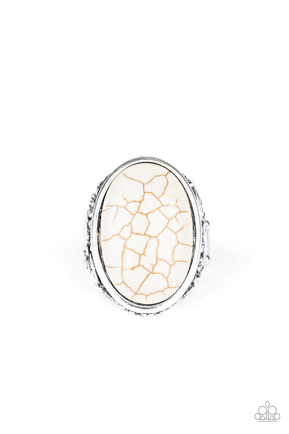Stonehenge Garden - White - Paparazzi Ring