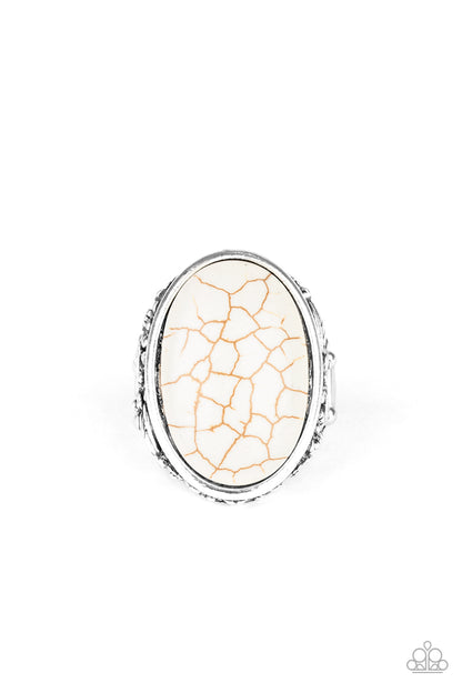 Stonehenge Garden - White - Paparazzi Ring