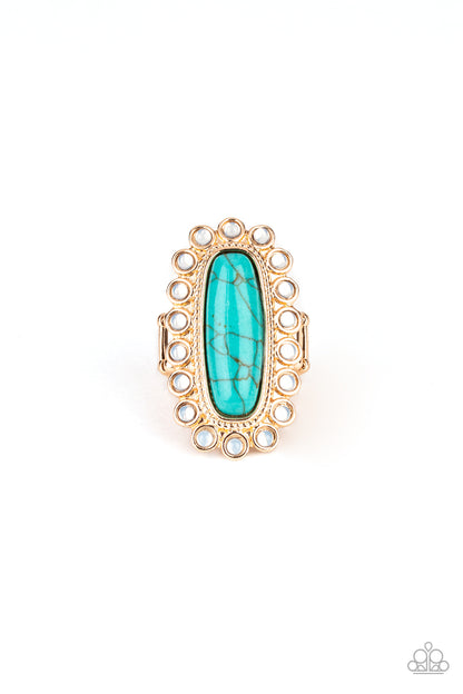 Mystic Oasis - Gold - Paparazzi Ring
