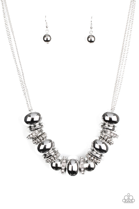 Only The Brave - White - Paparazzi Necklace