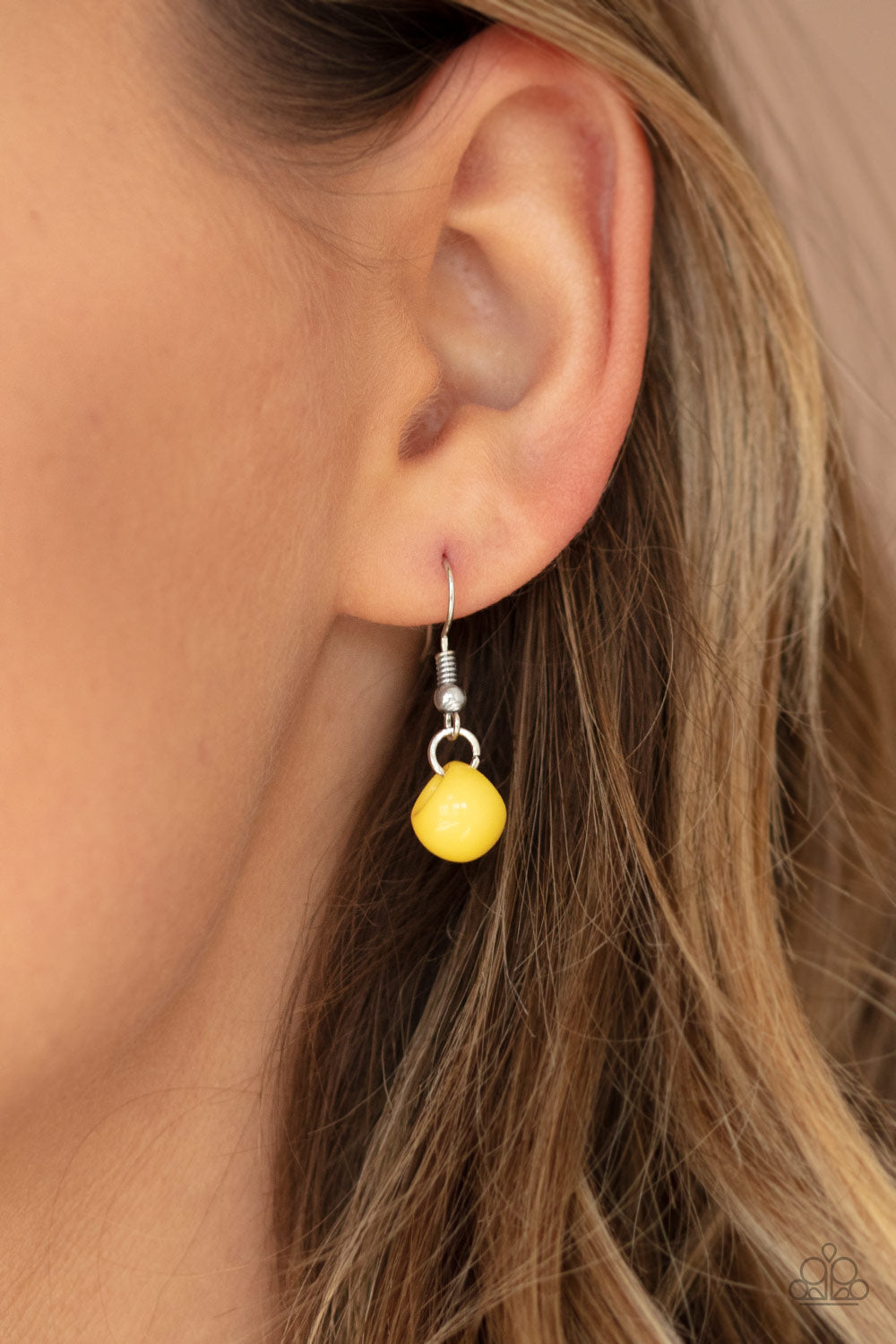 Bubbly Brilliance - Yellow Necklace
