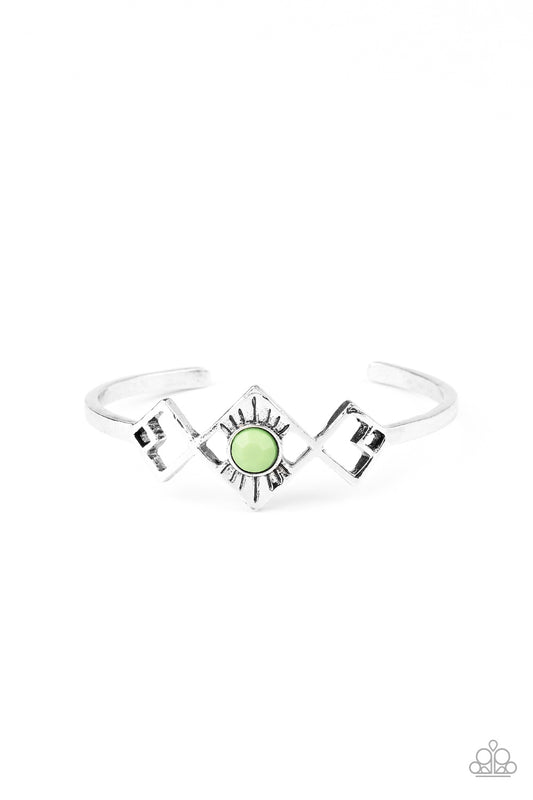 Dainty Deco - Green - Paparazzi Bracelet