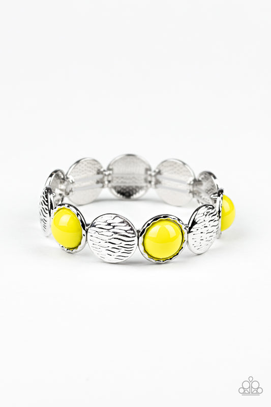 Boardwalk Boho - Yellow - Paparazzi Bracelet