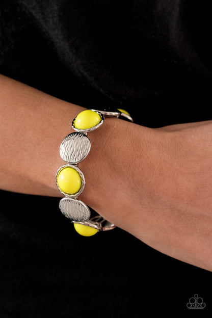 Boardwalk Boho - Yellow - Paparazzi Bracelet