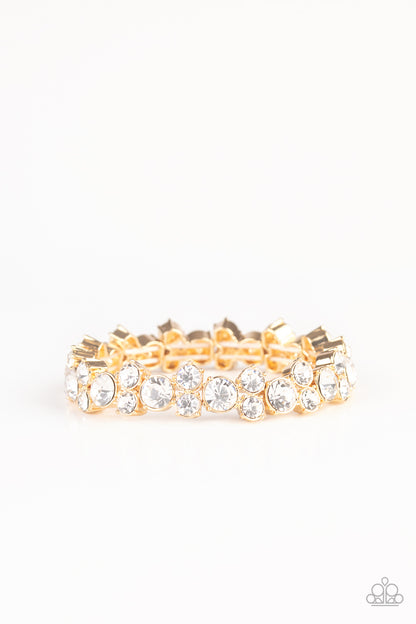 Here Comes The Bride - Gold - Paparazzi Bracelet