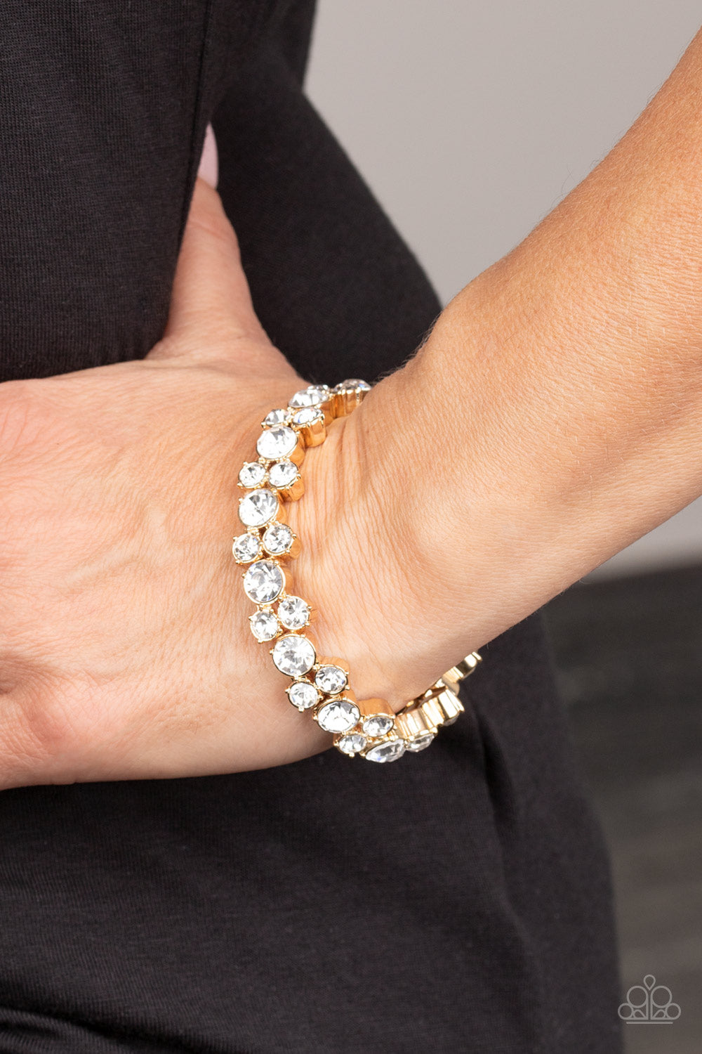 Here Comes The Bride - Gold - Paparazzi Bracelet