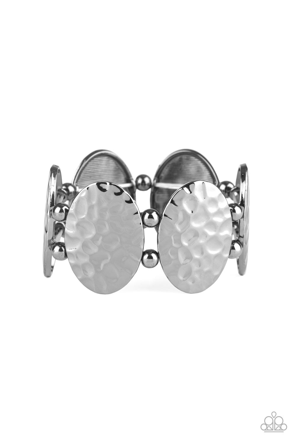 Radial Reflections - Black - Paparazzi Bracelet
