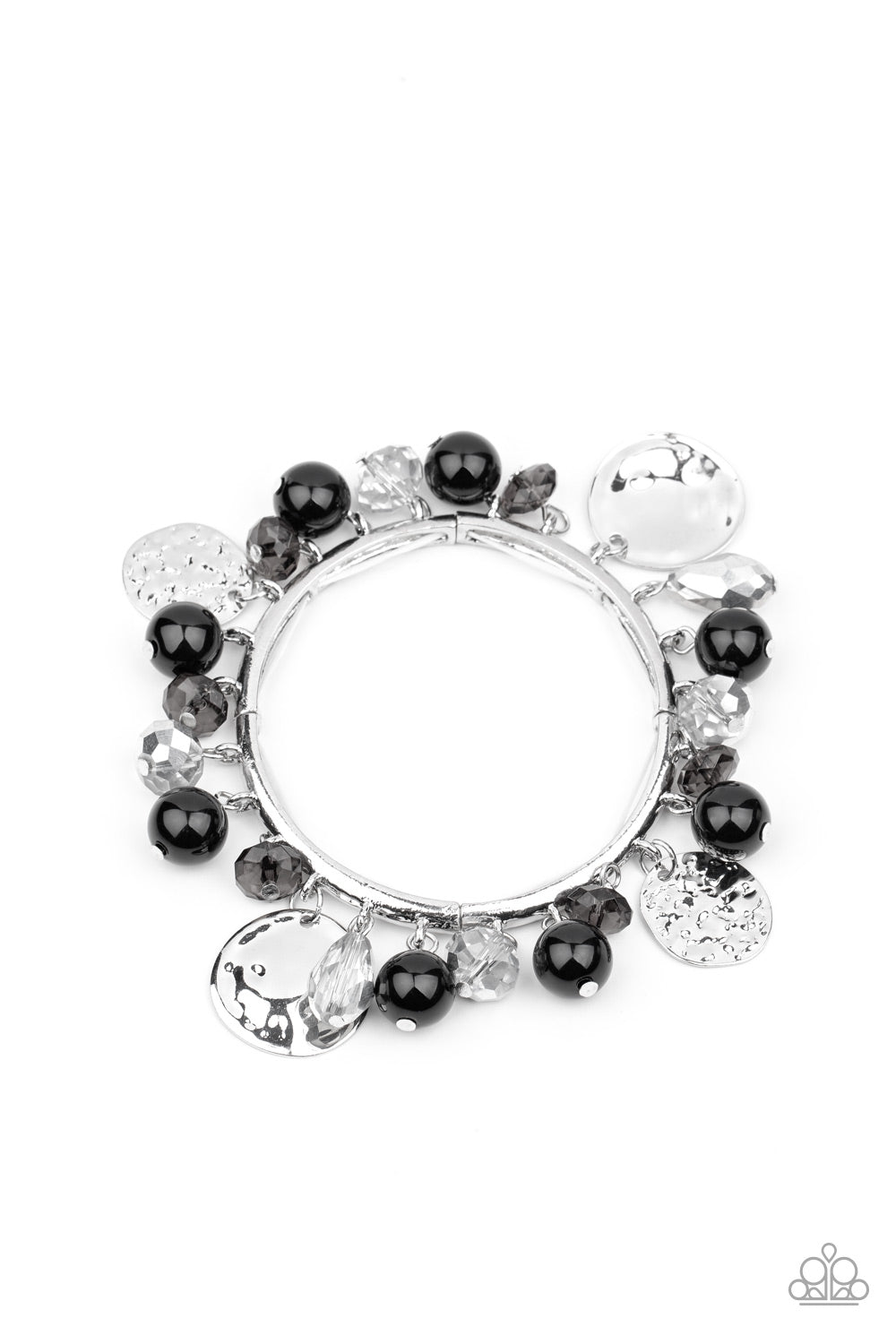 Charming Treasure - Black - Paparazzi Bracelet