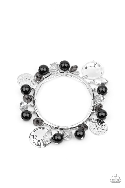 Charming Treasure - Black - Paparazzi Bracelet