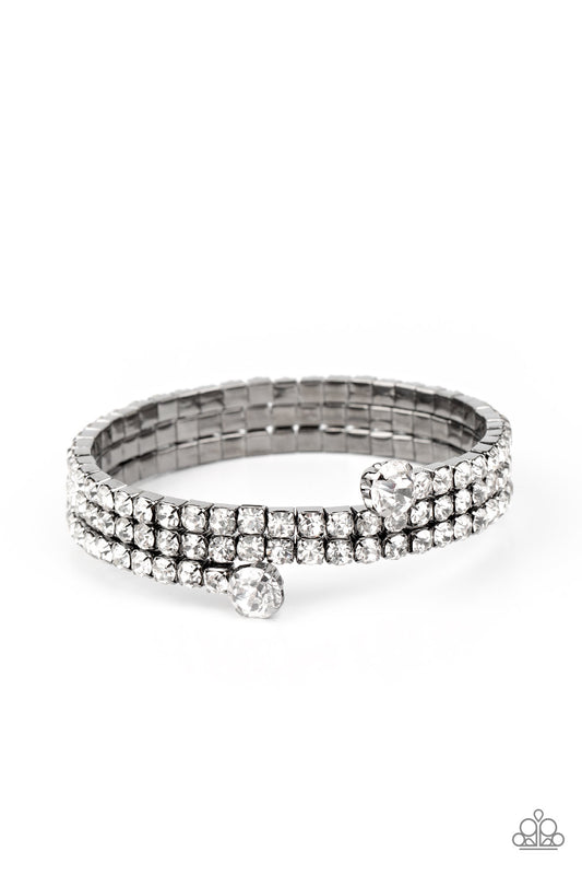 After Party Princess - Black - Paparazzi Bracelet
