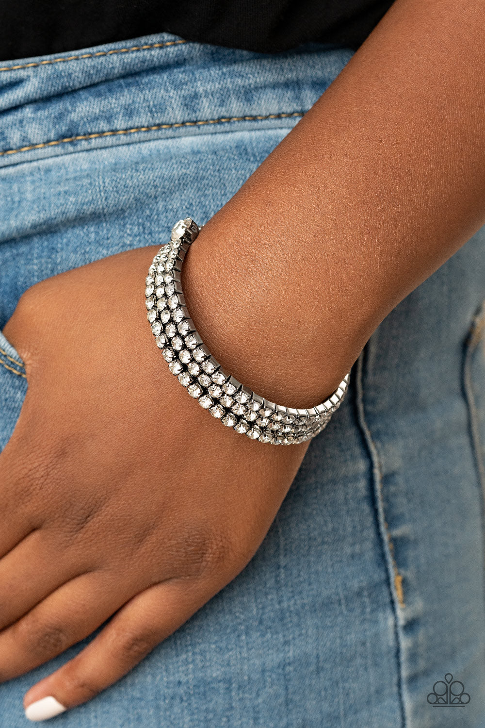 After Party Princess - Black - Paparazzi Bracelet