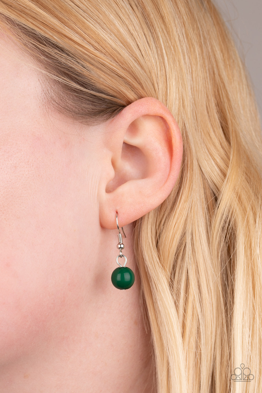 Bubbly Boardwalk - Green Necklace