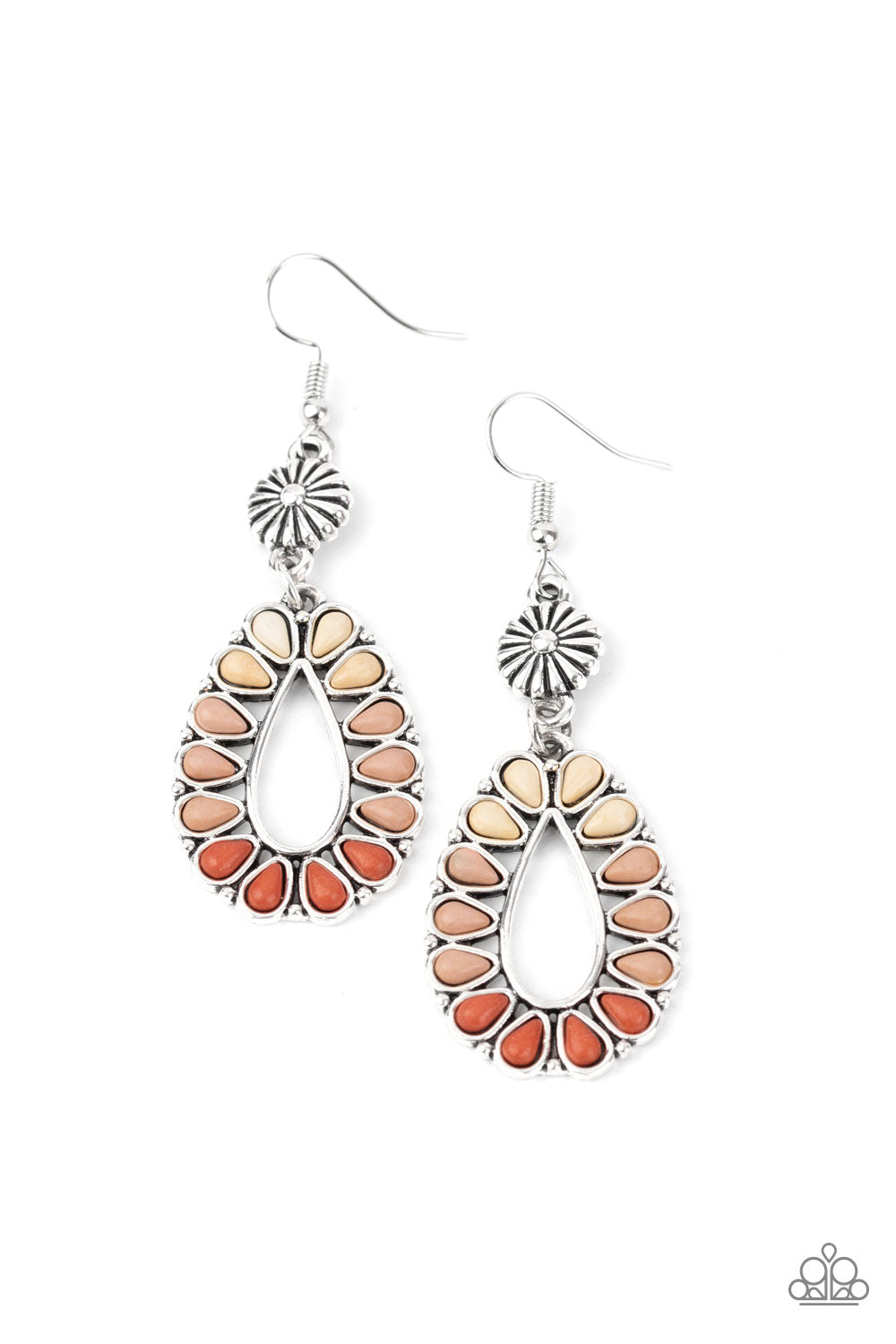 Stone Orchard - Multi Fish Hook Earrings