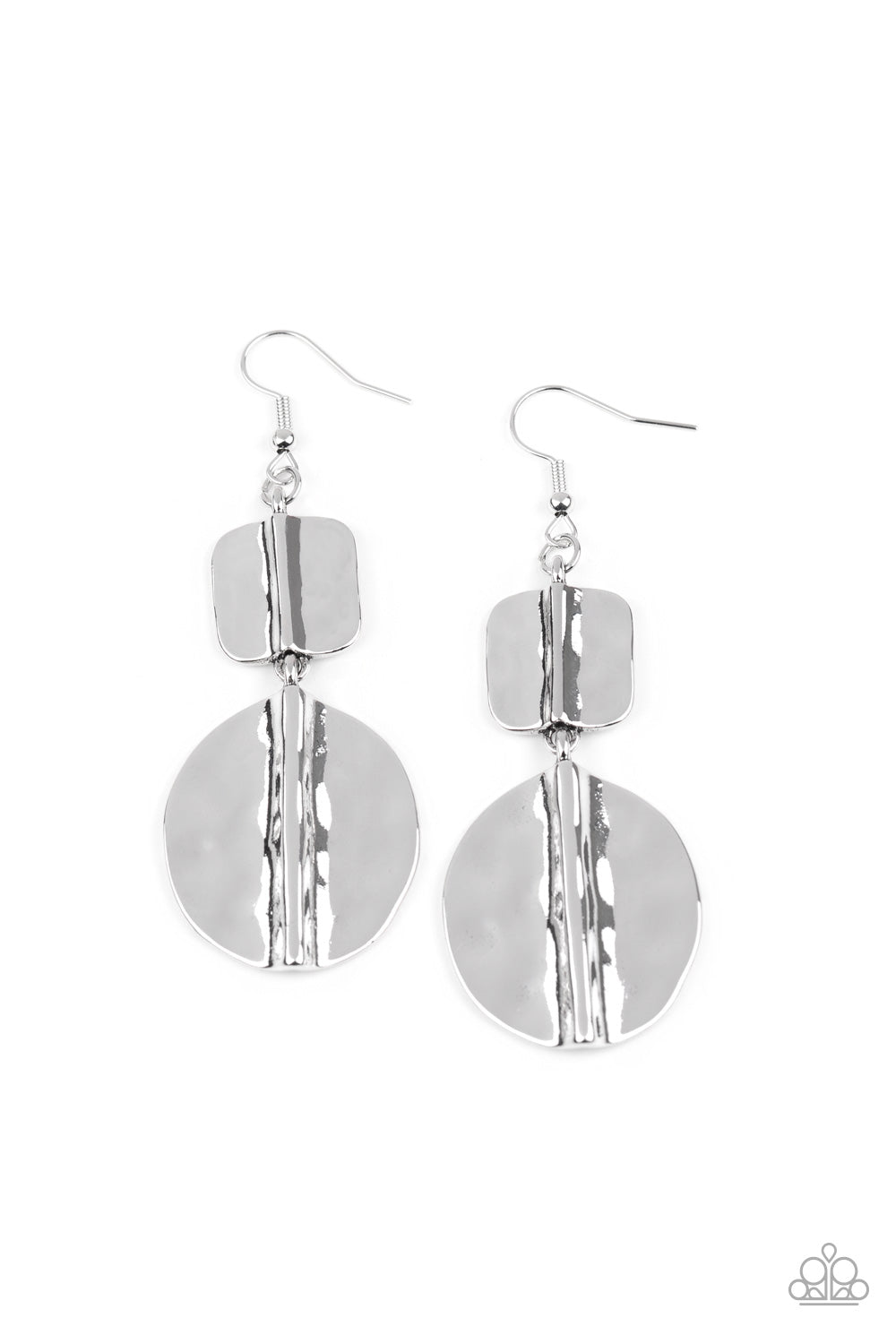 Lure Allure - Silver Fish Hook Earrings