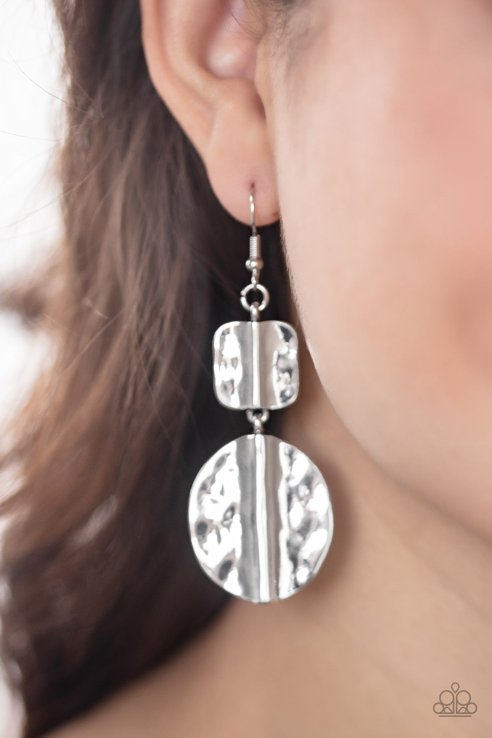 Lure Allure - Silver Fish Hook Earrings