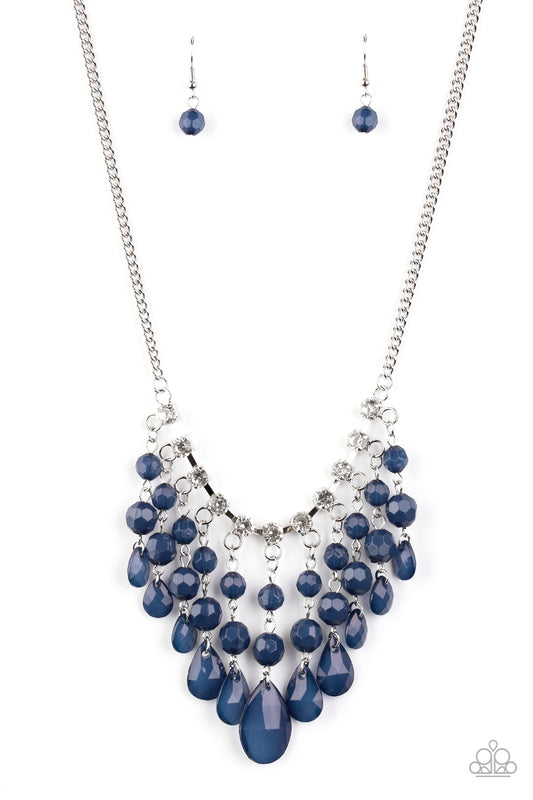 Social Network - Blue - Paparazzi Necklace