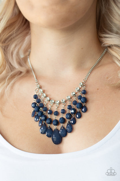 Social Network - Blue - Paparazzi Necklace