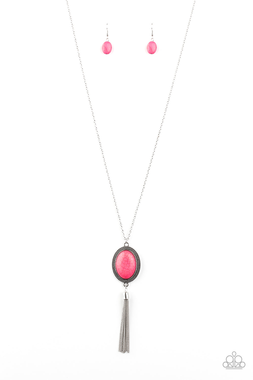 Nomadic Dramatics - Pink - Paparazzi Necklace