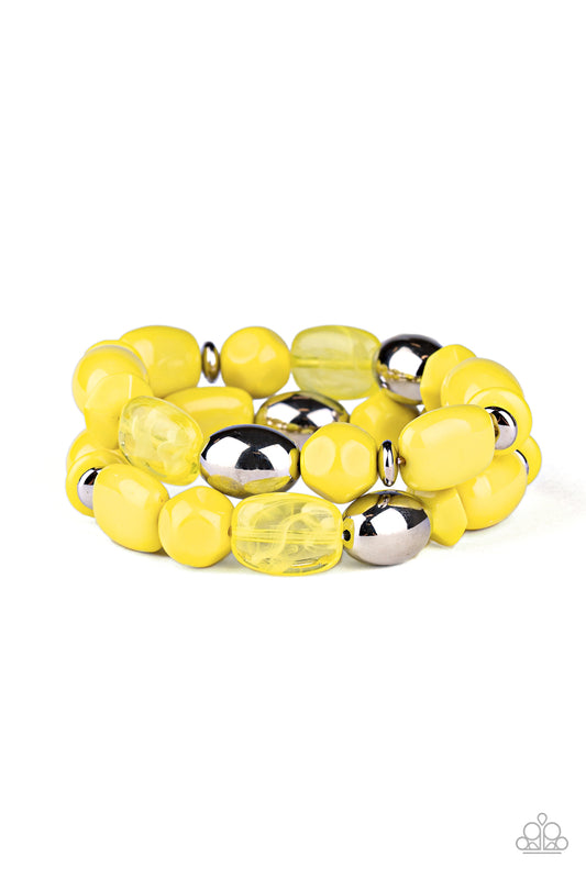 Fruity Flavor - Yellow - Paparazzi Bracelet