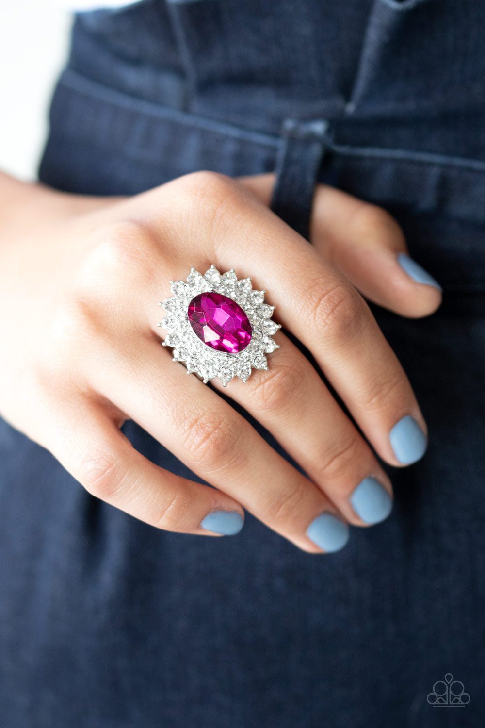 Secret Garden Glow - Pink - Paparazzi Ring