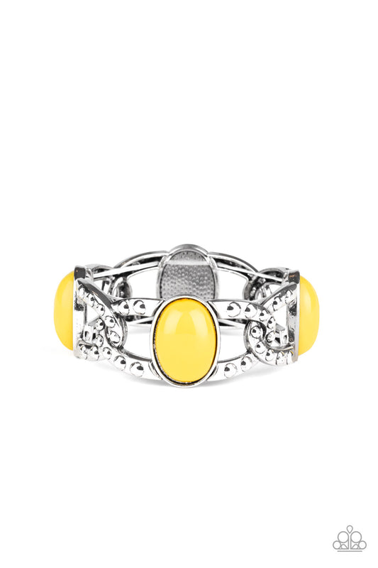 Dreamy Gleam - Yellow Stretch Bracelet