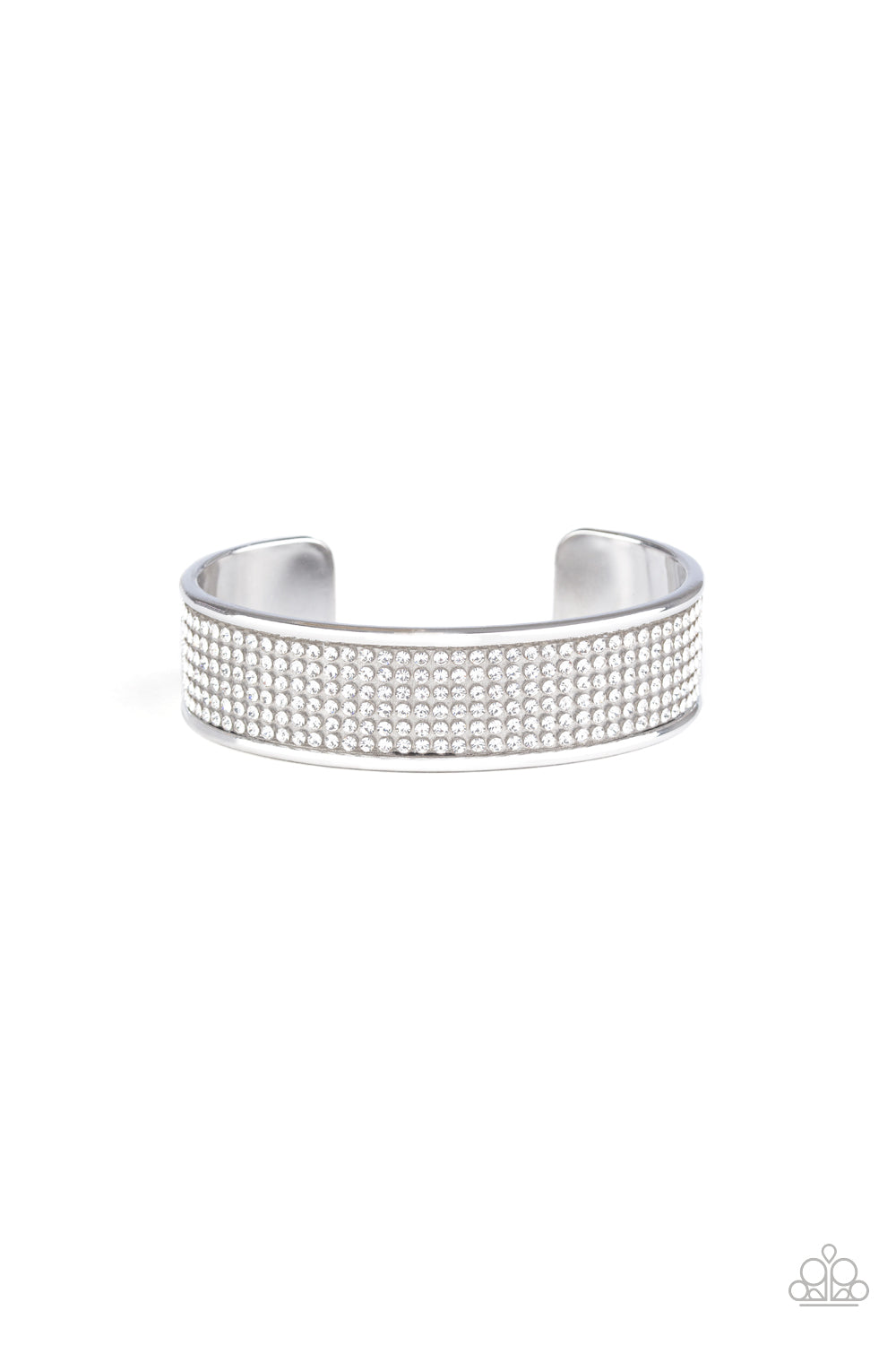 Cant Believe Your Ice - White - Paparazzi Bracelet
