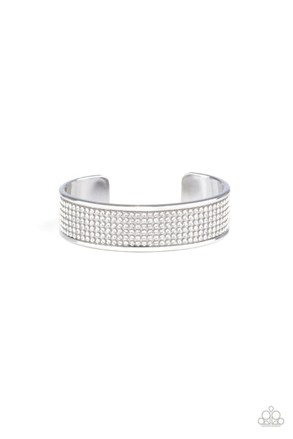Cant Believe Your Ice - White - Paparazzi Bracelet