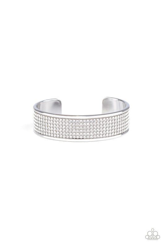 Cant Believe Your Ice - White - Paparazzi Bracelet