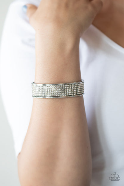 Cant Believe Your Ice - White - Paparazzi Bracelet