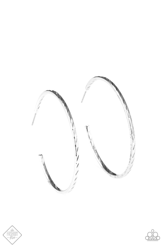 Rural Reserve - Silver - Paparazzi Earrings