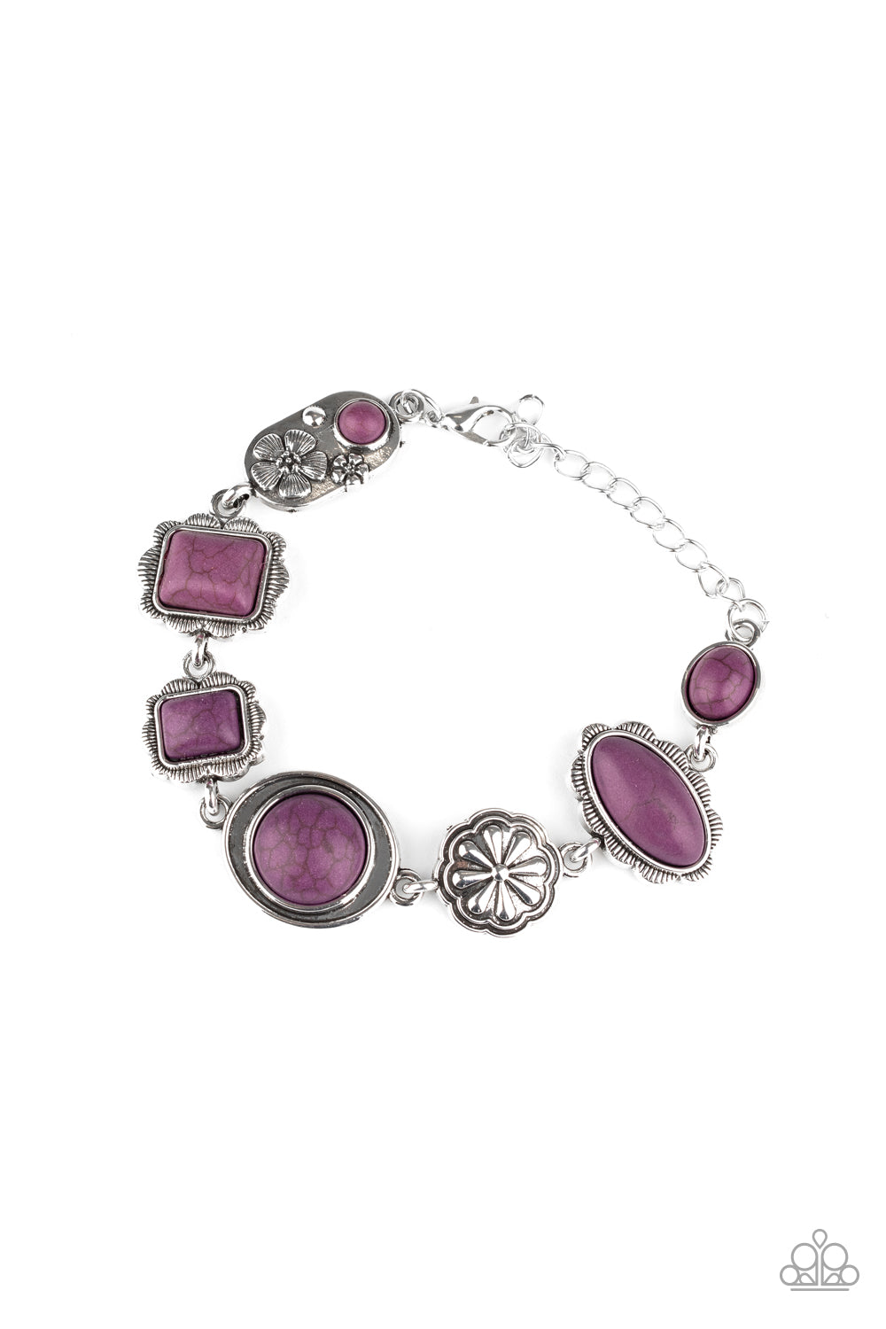 Gorgeously Groundskeeper - Purple - Paparazzi  Bracelet