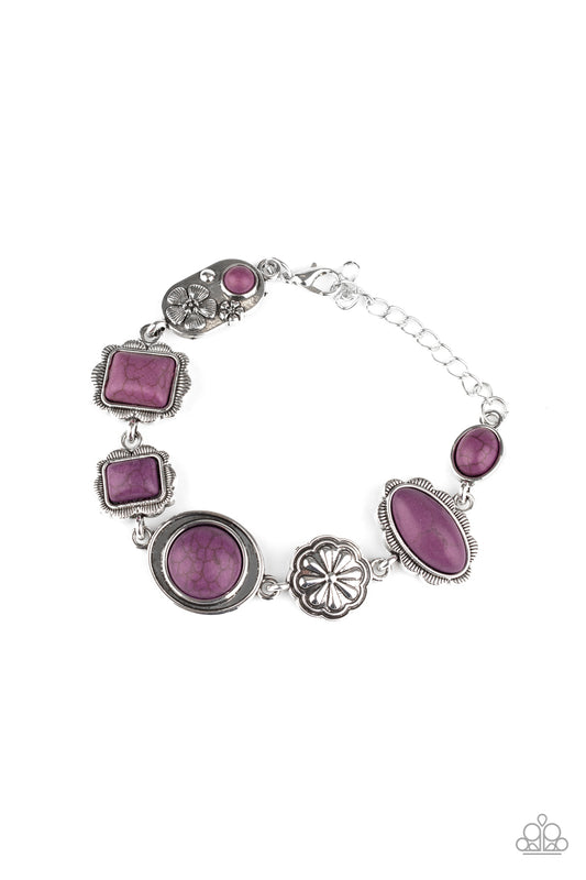 Gorgeously Groundskeeper - Purple - Paparazzi  Bracelet