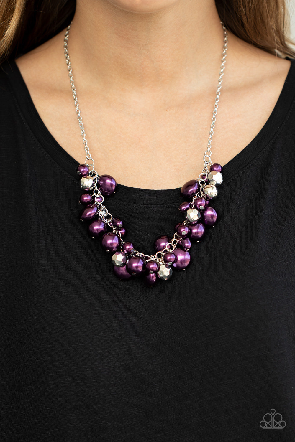 Battle of the Bombshells - Purple - Paparazzi Necklace