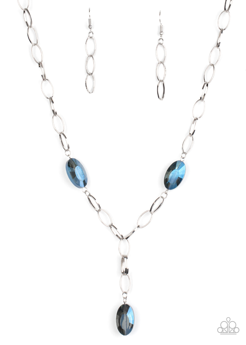 Power Up - Blue - Paparazzi Necklace
