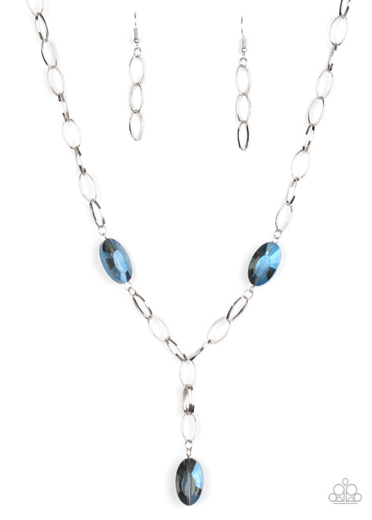 Power Up - Blue - Paparazzi Necklace