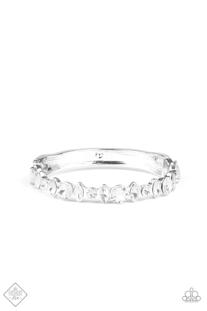 Bling Them To Their Knees - White - Paparazzi Bracelet